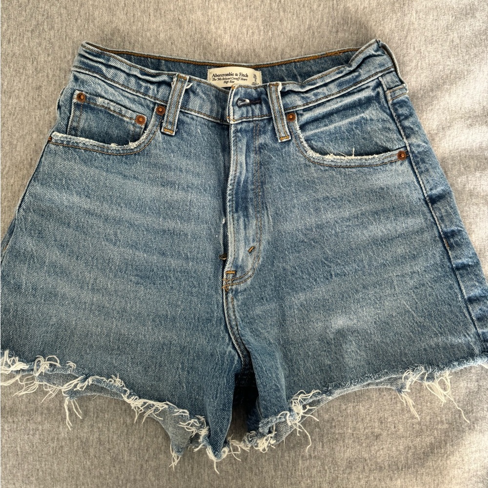 Abercrombie & Fitch Blue Jean Shorts